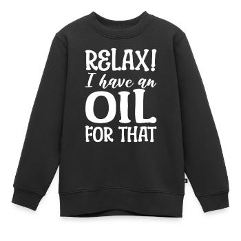 Ätherische Öle Liebhaber - Kinder Premium Organic Sweatshirt - Schwarz - Vorne - AI Model Kid Female (0cm)