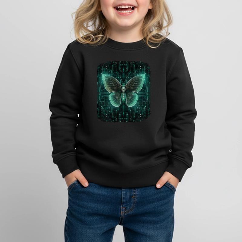 Programmierung PC Programm Code Schmetterling Kinder Premium Organic Sweatshirt