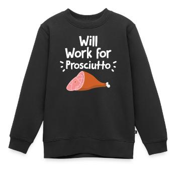 Pecannüsse Nüsse Geschenk - Kinder Premium Organic Sweatshirt - Schwarz - Vorne - AI Model Kid Female (0cm)