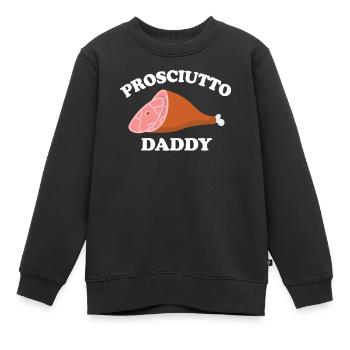 Schinken - Kinder Premium Organic Sweatshirt - Schwarz - Vorne - AI Model Kid Female (0cm)