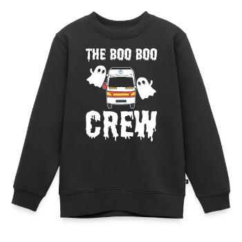 The Boo Boo Crew Krankenwagenfahrer - Kinder Premium Organic Sweatshirt - Schwarz - Vorne - AI Model Kid Female (0cm)