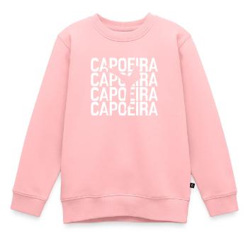Capoeira - Sweat Premium enfant bio - rose - Devant - AI Model Kid Female (0cm)
