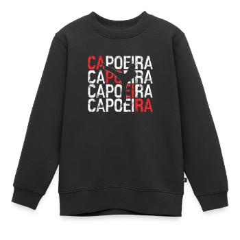 Capoeira - Kinder Premium Organic Sweatshirt - Schwarz - Vorne - AI Model Kid Female (0cm)