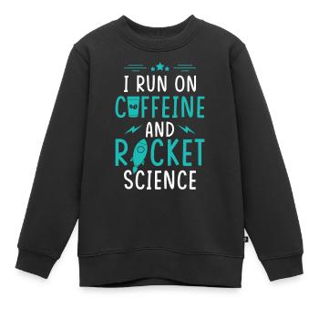 Luft- und Raumfahrtingenieur - Kinder Premium Organic Sweatshirt - Schwarz - Vorne - AI Model Kid Female (0cm)
