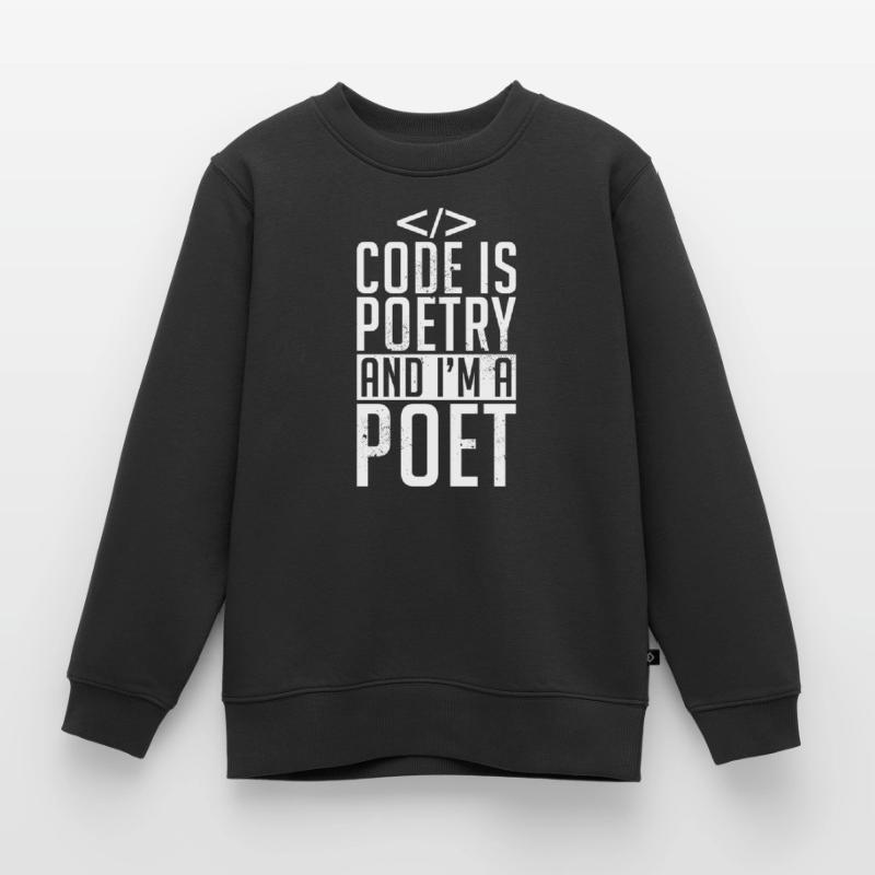 Code Codeur Programmeur Développeur Codeur Sweat Premium enfant bio