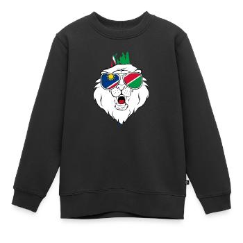 Namibia - Kinder Premium Organic Sweatshirt - Schwarz - Vorne - AI Model Kid Female (0cm)