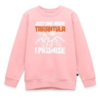 Tarentule tarentule propriétaire - Sweat Premium enfant bio - rose - Devant - AI Model Kid Female (0cm)