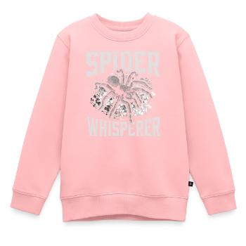 Araignée , Araignée , Tarentule, Arachnide, Araignée - Sweat Premium enfant bio - rose - Devant - AI Model Kid Female (0cm)