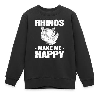 Safari Tierliebhaber Tierpfleger - Kinder Premium Organic Sweatshirt - Schwarz - Vorne - AI Model Kid Female (0cm)