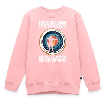 Bogenschießen Bogenschütze - Kinder Premium Organic Sweatshirt - Rosa - Vorne - AI Model Kid Female (0cm)