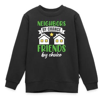 Community Neighbor Humor - Kinder Premium Organic Sweatshirt - Schwarz - Vorne - AI Model Kid Female (0cm)