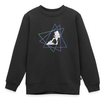 Alpinisme - Sweat Premium enfant bio - noir - Devant - AI Model Kid Female (0cm)