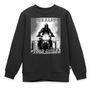 MORT À MOTO LE DERNIER GUIDE TOURISTIQUE - Sweat Premium enfant bio - noir - Devant - AI Model Kid Female (0cm)