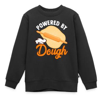Lustiges Brotbacken Bäcker Nudelholz - Kinder Premium Organic Sweatshirt - Schwarz - Vorne - AI Model Kid Female (0cm)