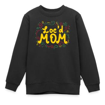Dreadlocks Rastafari Rasta Afro - Sweat Premium enfant bio - noir - Devant - AI Model Kid Female (0cm)