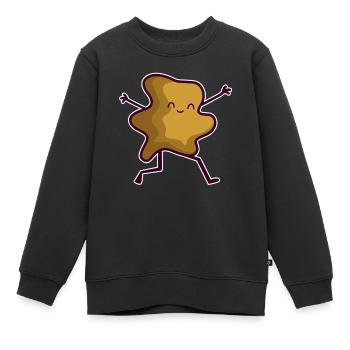 Erdnussbutter Pb&j Peanut Butter Jelly Halloween - Sweat Premium enfant bio - noir - Devant - AI Model Kid Female (0cm)