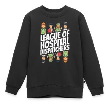 Notruf Leitstelle Einsatzzentrale Krankenhaus - Kinder Premium Organic Sweatshirt - Schwarz - Vorne - AI Model Kid Female (0cm)