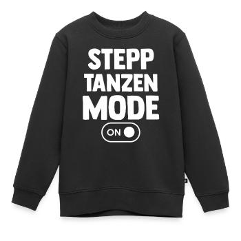 Tänzer Stepptanz - Kinder Premium Organic Sweatshirt - Schwarz - Vorne - AI Model Kid Female (0cm)