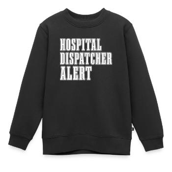 Notruf Leitstelle Einsatzzentrale Krankenhaus - Kinder Premium Organic Sweatshirt - Schwarz - Vorne - AI Model Kid Female (0cm)