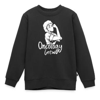 Krankenschwester Besatzung Oncology Crew - Kinder Premium Organic Sweatshirt - Schwarz - Vorne - AI Model Kid Female (0cm)
