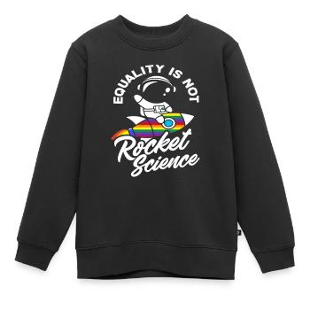 LGBTQ Gleichberechtigung Ist Keine Wissenschaft - Kinder Premium Organic Sweatshirt - Schwarz - Vorne - AI Model Kid Female (0cm)
