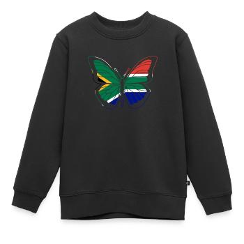 Afrique du Sud - Sweat Premium enfant bio - noir - Devant - AI Model Kid Female (0cm)