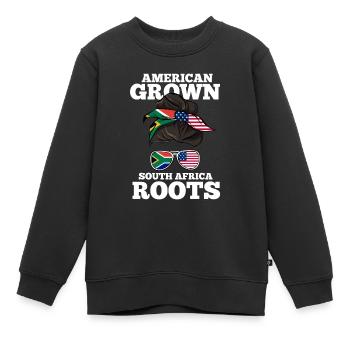 Afrique du Sud - Sweat Premium enfant bio - noir - Devant - AI Model Kid Female (0cm)