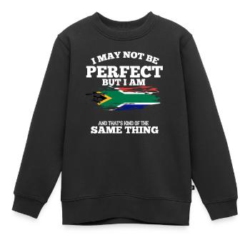 Afrique du Sud - Sweat Premium enfant bio - noir - Devant - AI Model Kid Female (0cm)
