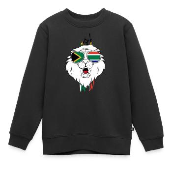 Afrique du Sud - Sweat Premium enfant bio - noir - Devant - AI Model Kid Female (0cm)