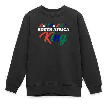 Afrique du Sud - Sweat Premium enfant bio - noir - Devant - AI Model Kid Female (0cm)