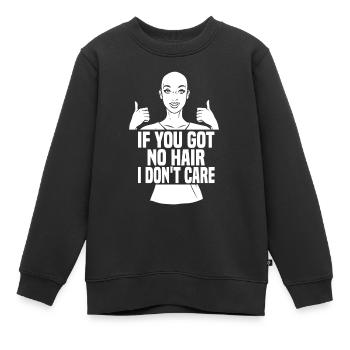 Krankenschwester Haar - Kinder Premium Organic Sweatshirt - Schwarz - Vorne - AI Model Kid Female (0cm)