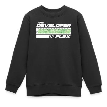 Programmeur Humour Coding Blagues Développeur - Sweat Premium enfant bio - noir - Devant - AI Model Kid Female (0cm)