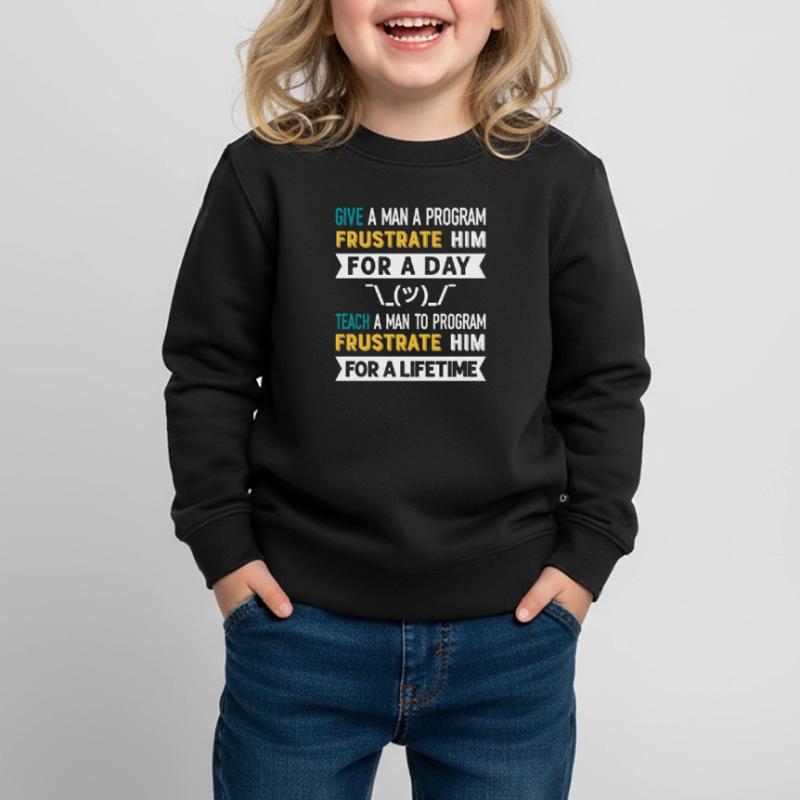 Programmierer Humor Coding Witze Entwickler Kinder Premium Organic Sweatshirt