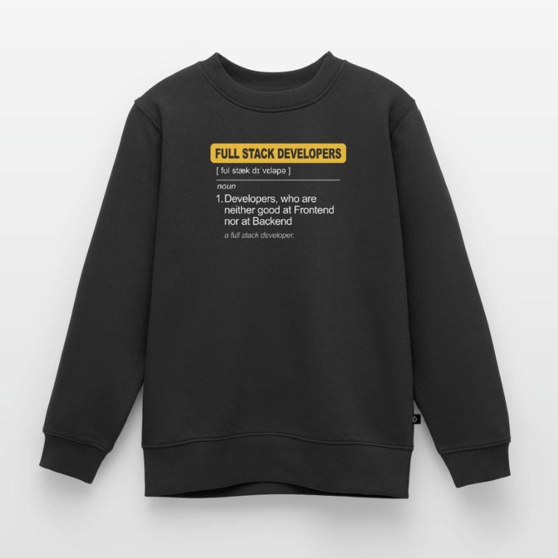 Programmierer Humor Coding Witze Entwickler Kinder Premium Organic Sweatshirt