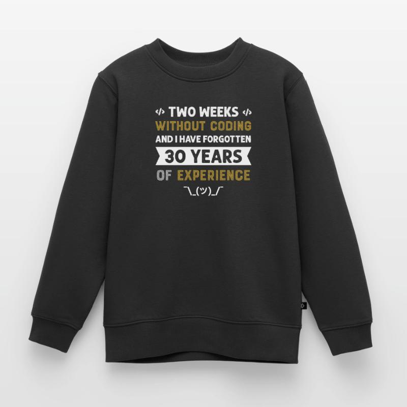 Programmierer Humor Coding Witze Entwickler Kinder Premium Organic Sweatshirt
