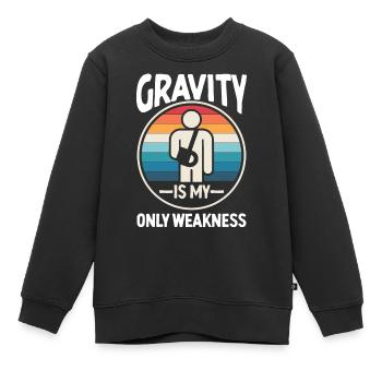 Extremsport lustiges Geschenk Extremsportler - Kinder Premium Organic Sweatshirt - Schwarz - Vorne - AI Model Kid Female (0cm)