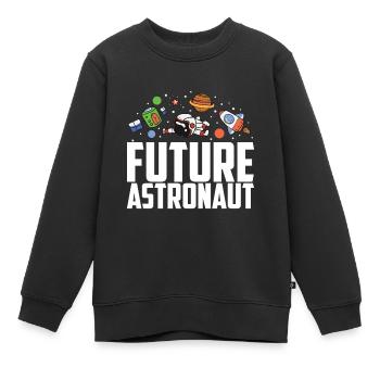 Astronaut Kinder Raumfahrt - Kinder Premium Organic Sweatshirt - Schwarz - Vorne - AI Model Kid Female (0cm)