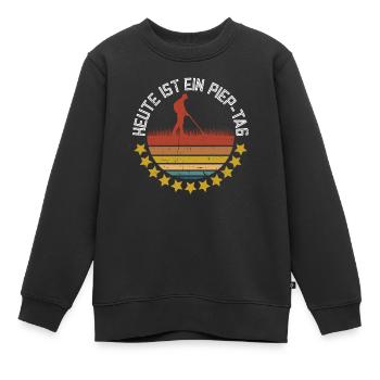 Heute Ist Ein Piep-Tag - Metalldetektor - Kinder Premium Organic Sweatshirt - Schwarz - Vorne - AI Model Kid Female (0cm)
