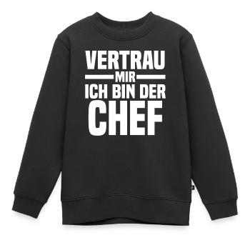 Arbeit Kollegen Büro Teamleiter Führungskraft Chef - Kinder Premium Organic Sweatshirt - Schwarz - Vorne - AI Model Kid Female (0cm)