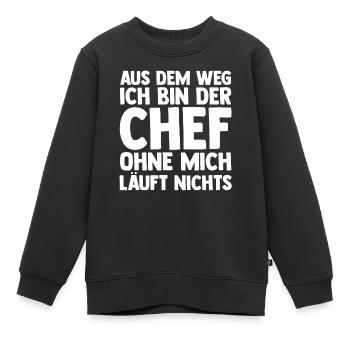 Arbeit Kollegen Büro Teamleiter Führungskraft Chef - Kinder Premium Organic Sweatshirt - Schwarz - Vorne - AI Model Kid Female (0cm)