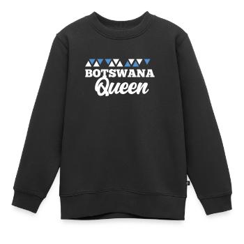 Botswana - Kinder Premium Organic Sweatshirt - Schwarz - Vorne - AI Model Kid Female (0cm)
