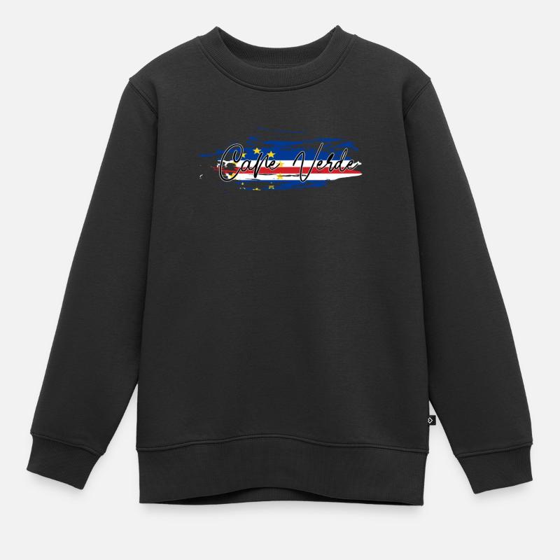 Cap-Vert - Sweat Premium enfant bio - noir