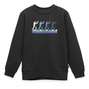 Paintball - Kinder Premium Organic Sweatshirt - Schwarz - Vorne - AI Model Kid Female (0cm)