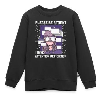 Psychologie Psychologe - Kinder Premium Organic Sweatshirt - Schwarz - Vorne - AI Model Kid Female (0cm)