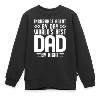 Courtier bizarre - Sweat Premium enfant bio - noir - Devant - AI Model Kid Female (0cm)