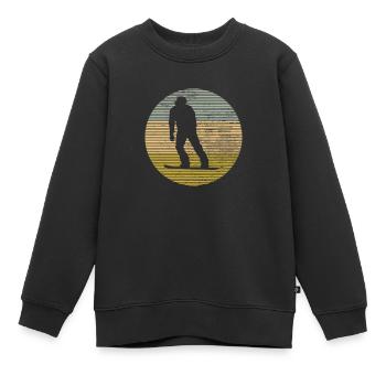 Snowboarding - Kinder Premium Organic Sweatshirt - Schwarz - Vorne - AI Model Kid Female (0cm)