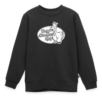 Dinosaure adulte dinosaure - Sweat Premium enfant bio - noir - Devant - AI Model Kid Female (0cm)
