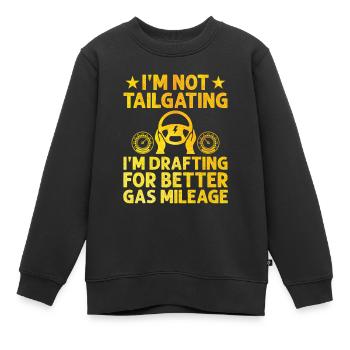 Permis de conduire passé Nouveau permis de conduire S - Sweat Premium enfant bio - noir - Devant - AI Model Kid Female (0cm)