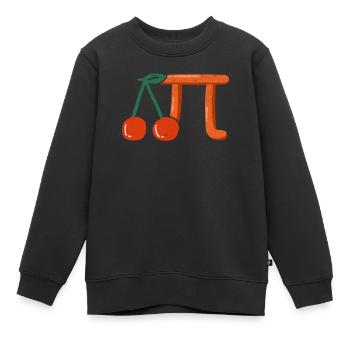 Kirsche Happy Pi Day Math Science Stem Teacher - Kinder Premium Organic Sweatshirt - Schwarz - Vorne - AI Model Kid Female (0cm)