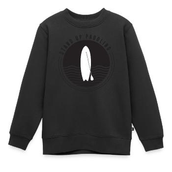 SOUPER - Sweat Premium enfant bio - noir - Devant - AI Model Kid Female (0cm)